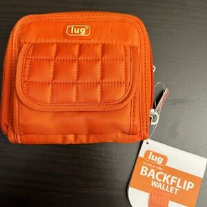 Lug classic backflip wallet sunset orange